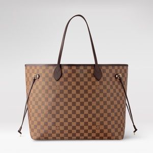 Louis Vuitton Large Damier Ebene Neverfull GM Tote Bag 862870